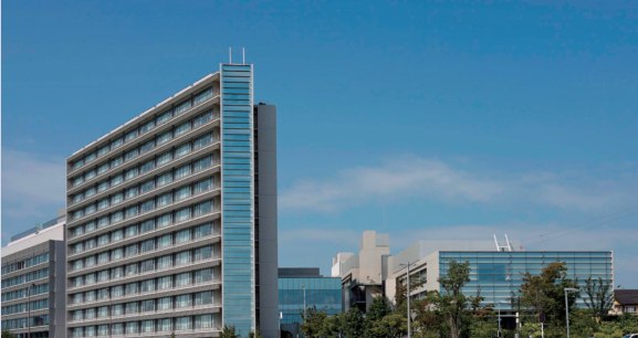 メーカー資料に掲載された医療施設での設置実績紹介写真